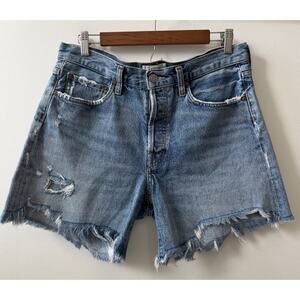 AGOLDE parker denim shorts women's size 28